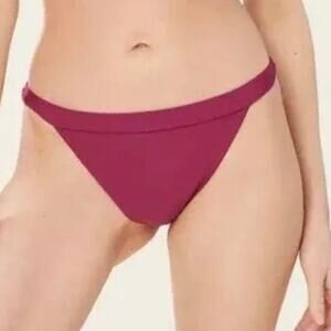 andie swim the caicos bikini bottoms purple plum women medium